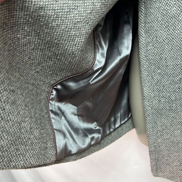Calvin Klein Gray wool double breasted coat size 2 NWOT - Picture 6 of 13